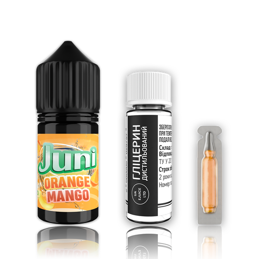 Набор жидкости Juni 30 мл 50 мг Salt Orange Mango (Апельсин Манго)