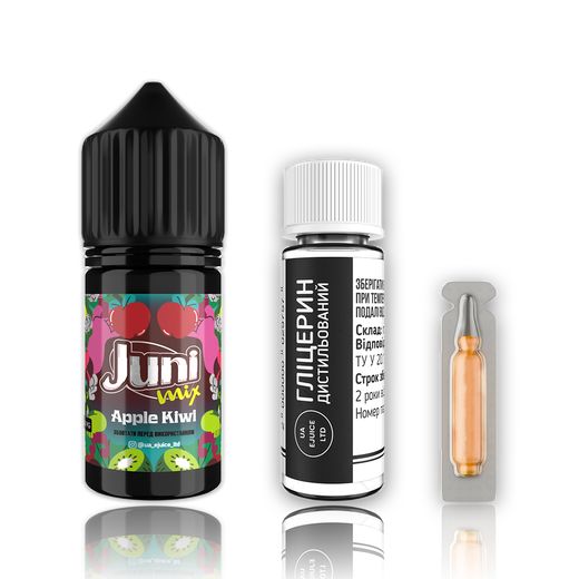 Набор жидкости Juni Mix 30 мл 65 мг Salt Apple Kiwi (Яблоко Киви)