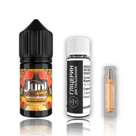 Набор жидкости Juni Mix 30 мл 65 мг Salt Lemon Mango (Лимон Манго)