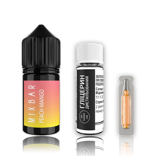 Набор жидкости Mix Bar 30 мл 65 мг Salt Peach Mango (Персик Манго)