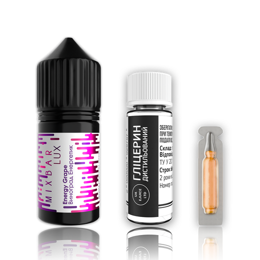Набор жидкости Mix Bar Lux 30 мл 65 мг Salt Energy Grape (Виноградный энергетик)