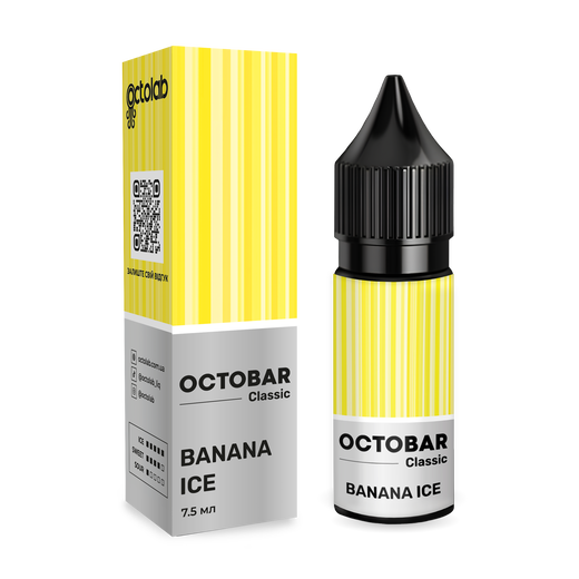 Набор жидкости Octobar Classic 15 мл 50 мг Salt Banana Ice (Банан Лед)