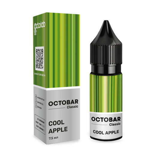 Набор жидкости Octobar Classic 15 мл 50 мг Salt Cool Apple (Яблоко Лед)