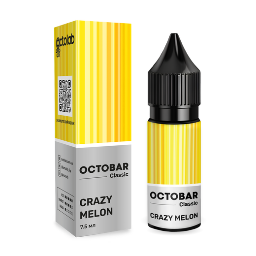 Набір рідини Octobar Classic 15 мл 50 мг Salt Crazy Melon (Кавун Диня)