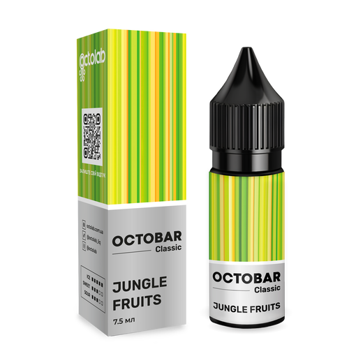 Набір рідини Octobar Classic 15 мл 50 мг Salt Jungle Fruits (Маракуя Папая Лід)