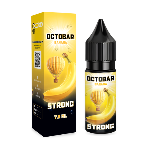 Набор жидкости Octobar Strong 15 мл 50 мг Salt Banana (Банан)