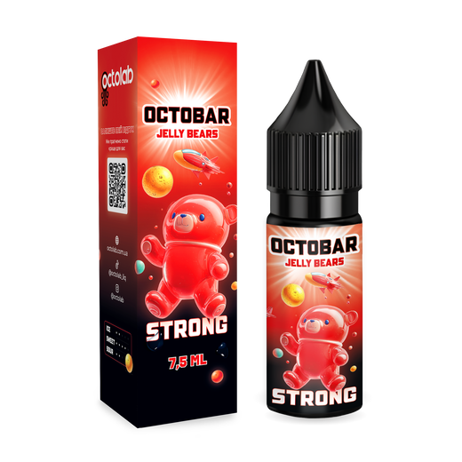 Набор жидкости Octobar Strong 15 мл 50 мг Salt Jelly Bears (Мармелад)