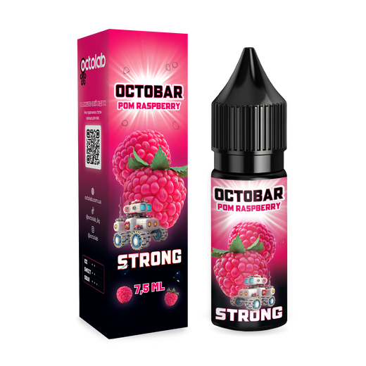 Набор жидкости Octobar Strong 15 мл 50 мг Salt Pom Raspberry (Гранат Малина)