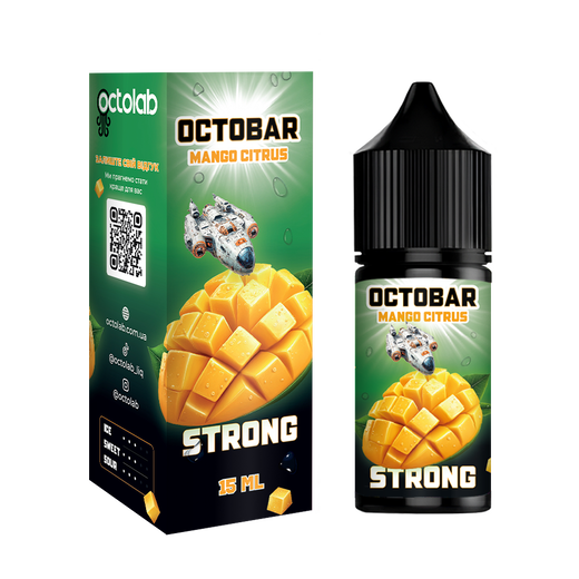 Набір рідини Octobar Strong 30 мл 50 мг Salt Mango Citrus (Манго Мандарин)