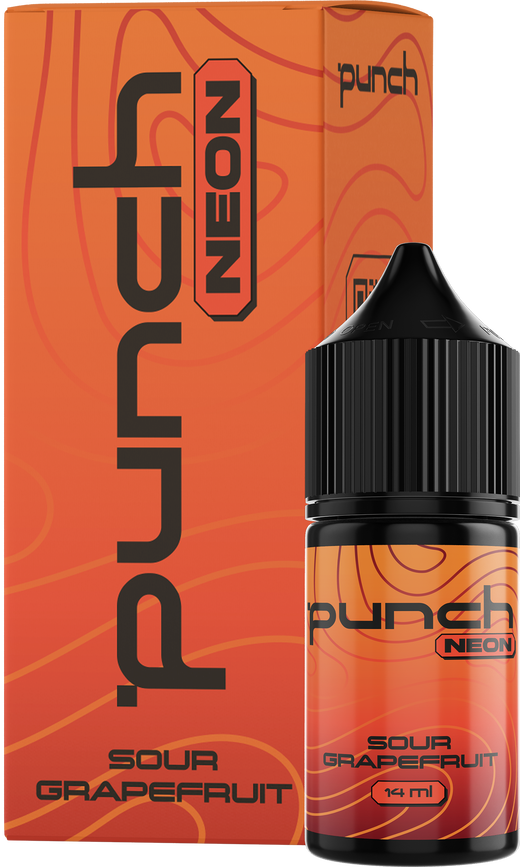 Набор жидкости Punch Neon 30 мл 50 мг Salt Sour Grapefruit (Кислый грейпфрут)