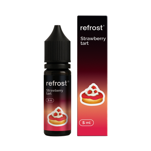 Набір рідини Refrost 15 мл 50 мг Salt Strawberry Tart (Полуничний тарт)