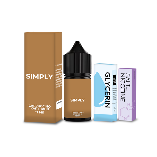 Набор жидкости Simply 30 мл 30 мг Salt Cappuccino (Капучино)