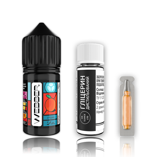 Набор жидкости Webber 30 мл 50 мг Salt Peach Cucumber (Персик Огурец)
