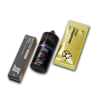 Набор жидкости Chaser Black 30 мл 65 мг Salt Blackberry Sour Raspberry (Ежевика Кислая малина)