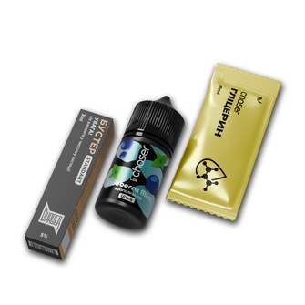 Набір рідини Chaser Lux 30 мл 65 мг Salt Blueberry Mint (Лохина М'ята)