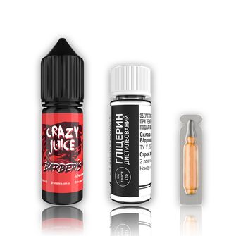 Набор жидкости Crazy Juice 15 мл 50 мг Salt Barberis (Барбарис)