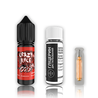Набор жидкости Crazy Juice 15 мл 50 мг Salt Cola (Кола)