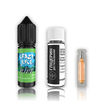 Набор жидкости Crazy Juice 15 мл 50 мг Salt Mint (Мята)