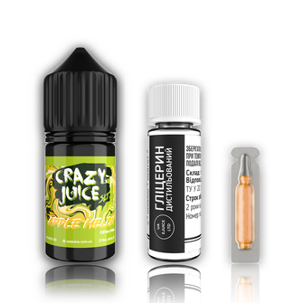 Набор жидкости Crazy Juice 30 мл 65 мг Salt Apple Melon (Яблоко Дыня)
