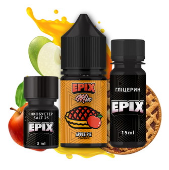 Набір рідини Epix Mix 30 мл 25 мг Salt Apple Pie (Яблучний пиріг)