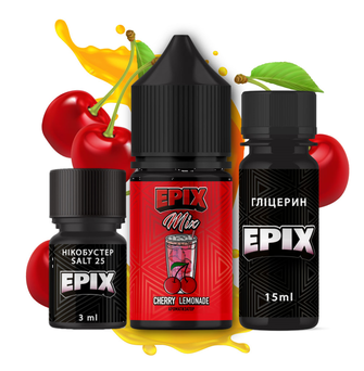 Набір рідини Epix Mix 30 мл 25 мг Salt Cherry Lemonade (Вишневий лимонад)