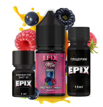Набір рідини Epix Mix 30 мл 25 мг Salt Forest Fruits Lemonade (Лимонад з лісовими ягодами)