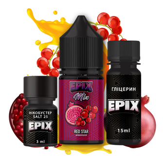 Набір рідини Epix Mix 30 мл 25 мг Salt Red Star (Гранат)