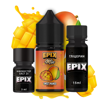 Набір рідини Epix Mix 30 мл 25 мг Salt Sweet Mango (Манго)
