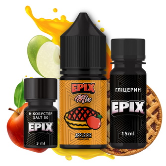 Набір рідини Epix Mix 30 мл 50 мг Salt Apple Pie (Яблучний пиріг)