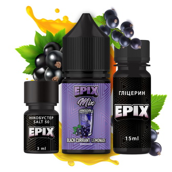 Набір рідини Epix Mix 30 мл 50 мг Salt Black Currant Lemonade (Лимонад з чорною смородиною)
