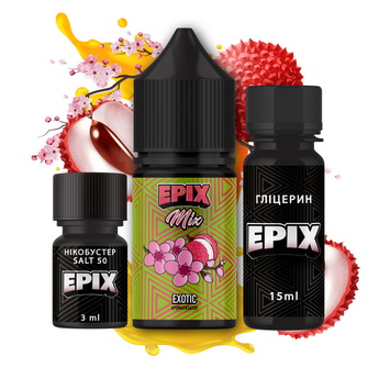 Набір рідини Epix Mix 30 мл 50 мг Salt Exotic (Лічі Сакура)