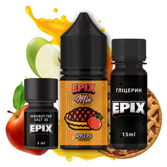 Набір рідини Epix Mix 30 мл 65 мг Salt Apple Pie (Яблучний пиріг)