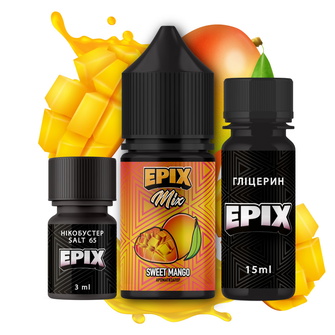 Набір рідини Epix Mix 30 мл 65 мг Salt Sweet Mango (Манго)