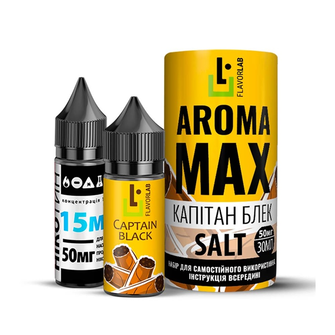 Набір рідини Flavorlab Aroma MAX 30 мл 65 мг Salt Captain Black (Капітан Блек)