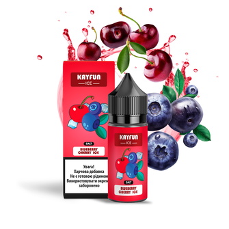 Набор жидкости Kayfun Ice 30 мл 50 мг Salt Blueberry Cherry Ice (Черника Вишня Лед)
