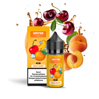 Набор жидкости Kayfun Ice 30 мл 50 мг Salt Peach Cherry (Персик Вишня Лед)