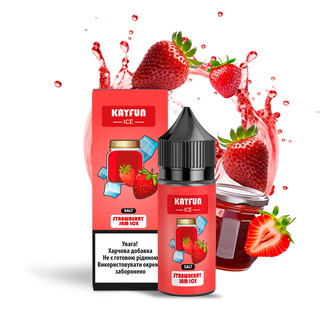 Набор жидкости Kayfun Ice 30 мл 65 мг Salt Strawberry Jam Ice (Клубничный джем Лед)