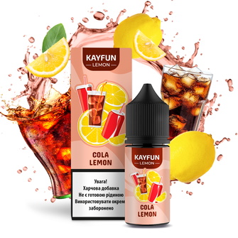 Набор жидкости Kayfun Lemon 30 мл 50 мг Salt Cola Lemon (Кола Лимон)