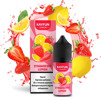 Набор жидкости Kayfun Lemon 30 мл 50 мг Salt Strawberry Lemon (Клубника Лимон)