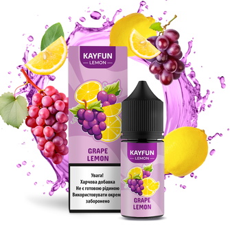 Набор жидкости Kayfun Lemon 30 мл 65 мг Salt Grape Lemon (Виноград Лимон)