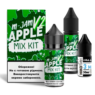 Набір рідини Flavorlab M-JAM V2 30 мл 65 мг Salt Apple (Яблуко)