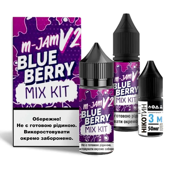 Набір рідини Flavorlab M-JAM V2 30 мл 65 мг Salt Blueberry (Лохина)