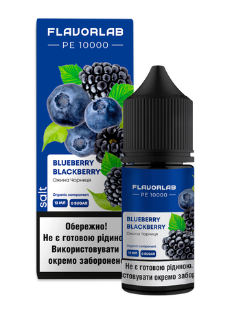Набір рідини Flavorlab PE 10000 30 мл 50 мг Salt Blueberry Blackberry (Ожина Чорниця)