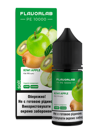 Набір рідини Flavorlab PE 10000 30 мл 50 мг Salt Kiwi Apple (Ківі Яблуко)