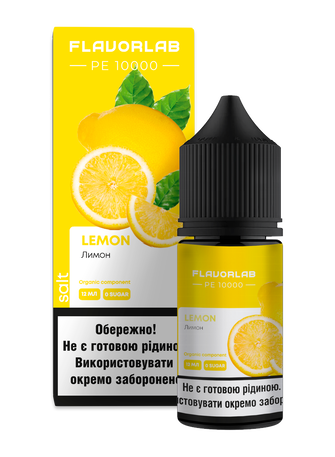 Набір рідини Flavorlab PE 10000 30 мл 50 мг Salt Lemon (Лимон)