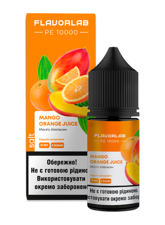 Набор жидкости Flavorlab PE 10000 30 мл 50 мг Salt Mango Orange Juice (Манго Апельсин)