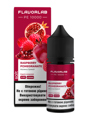 Набір рідини Flavorlab PE 10000 30 мл 50 мг Salt Raspberry Pomegranate (Малина Гранат)