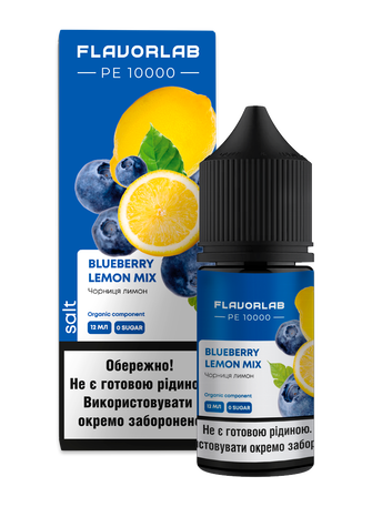 Набор жидкости Flavorlab PE 10000 30 мл 65 мг Salt Blueberry Lemon Mix (Черника Лимон)