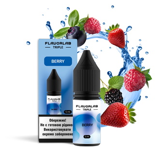 Набір рідини Flavorlab Triple 10 мл 50 мг Salt Berry (Ягоди)