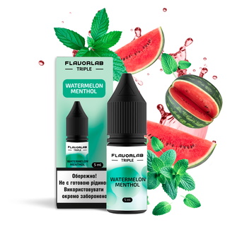 Набір рідини Flavorlab Triple 10 мл 50 мг Salt Watermelon Menthol (Кавун Ментол)